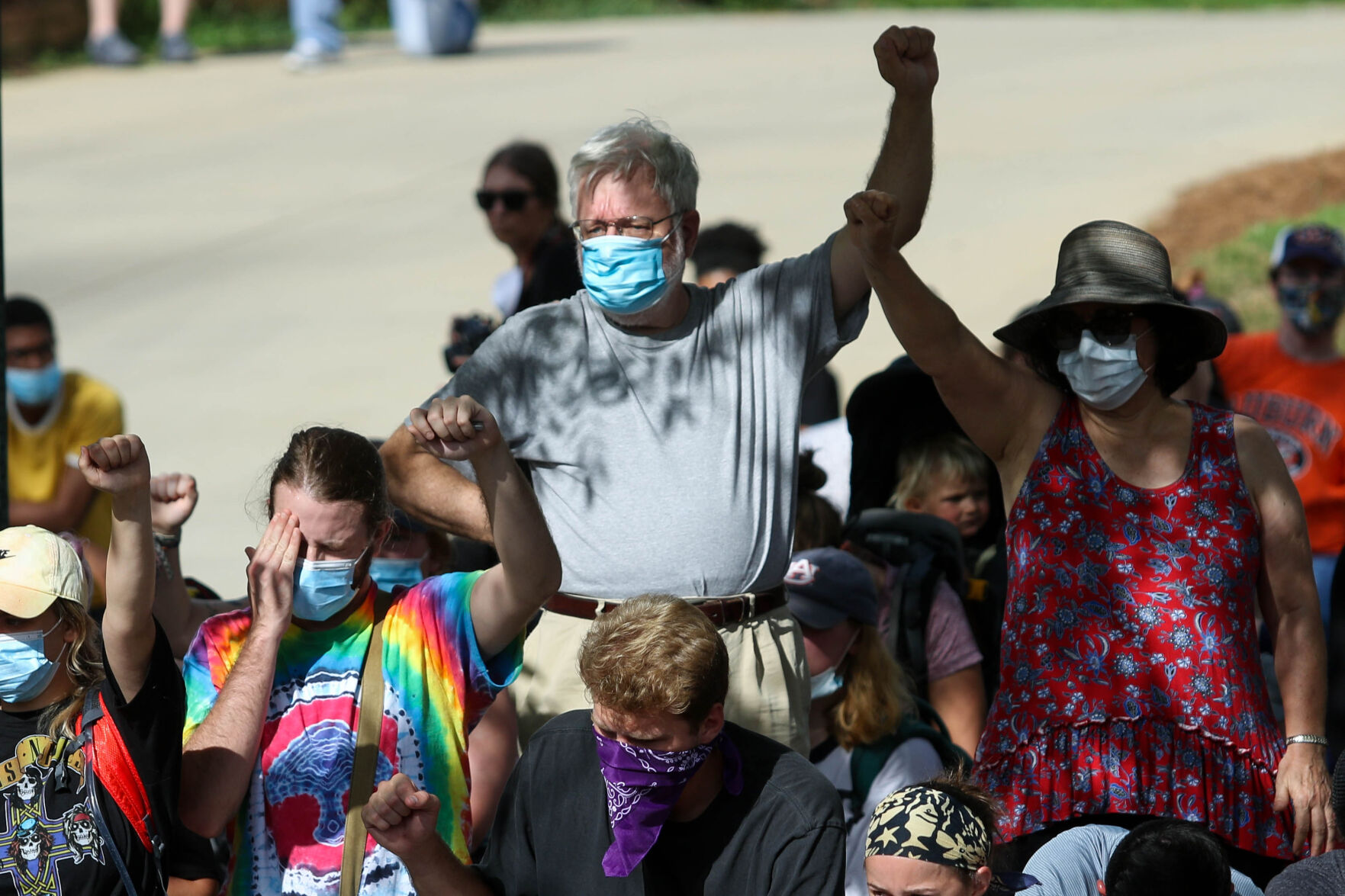 Auburn Students & Community for Change protest and march